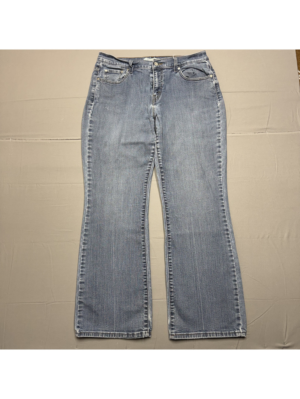 Levi's 515 Boot Cut Jeans Women's Size 12 Medium Blue Cotton Blend Denim Pants